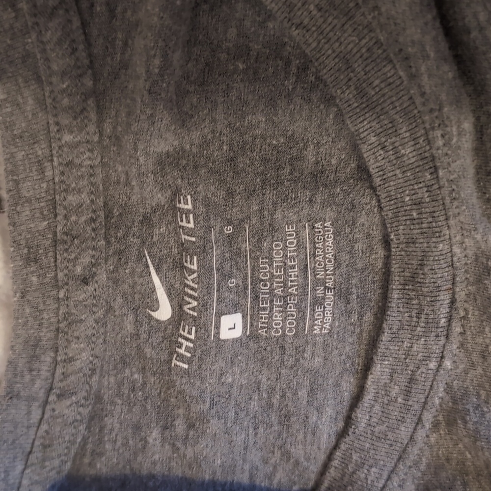 Nike Mens Gray Long Sleeve Shirt - Picture 2 of 4